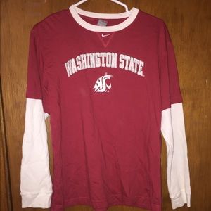 Long sleeve NIKE WSU cougars shirt